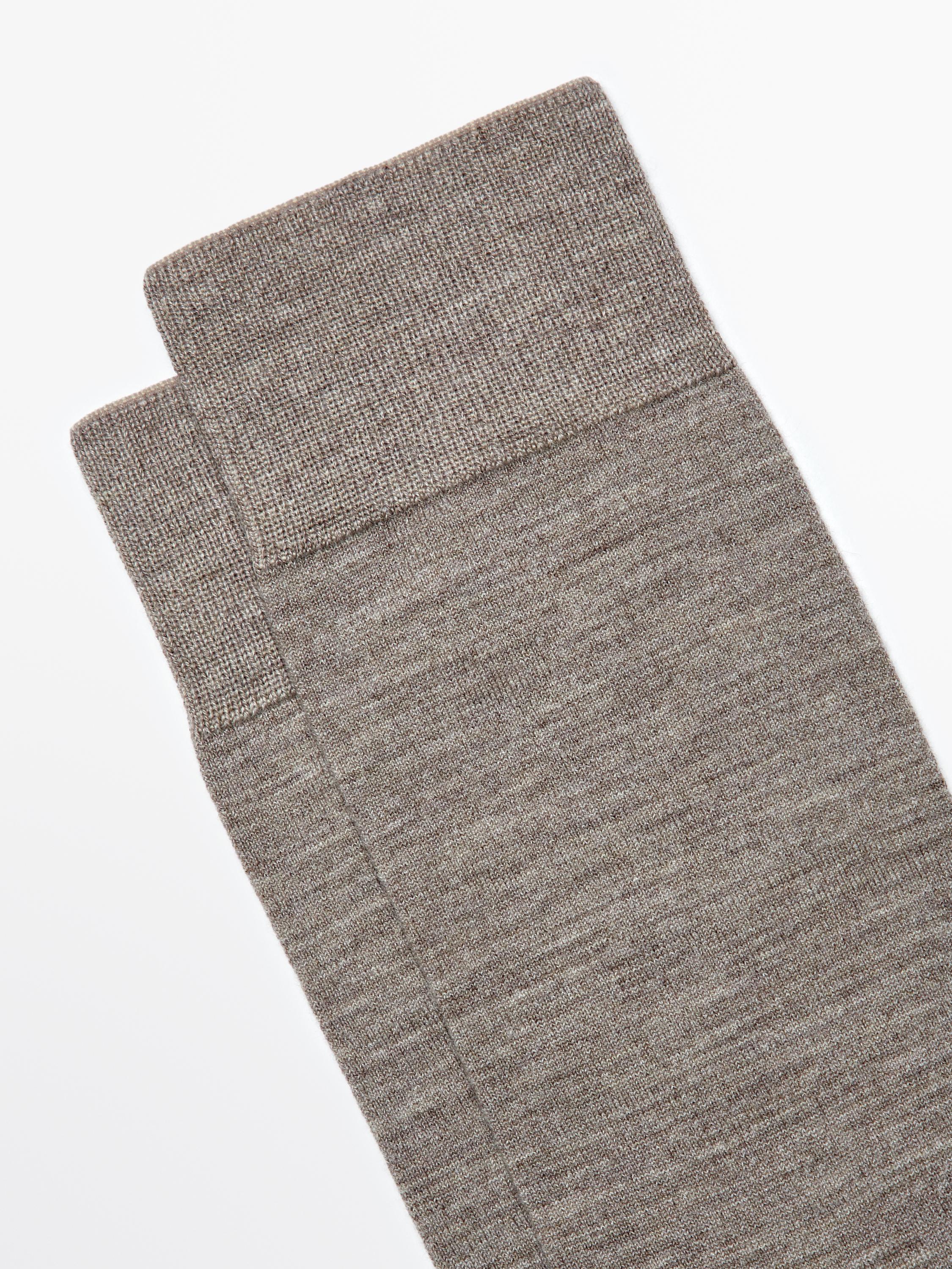 Chaussettes en laine mélangée